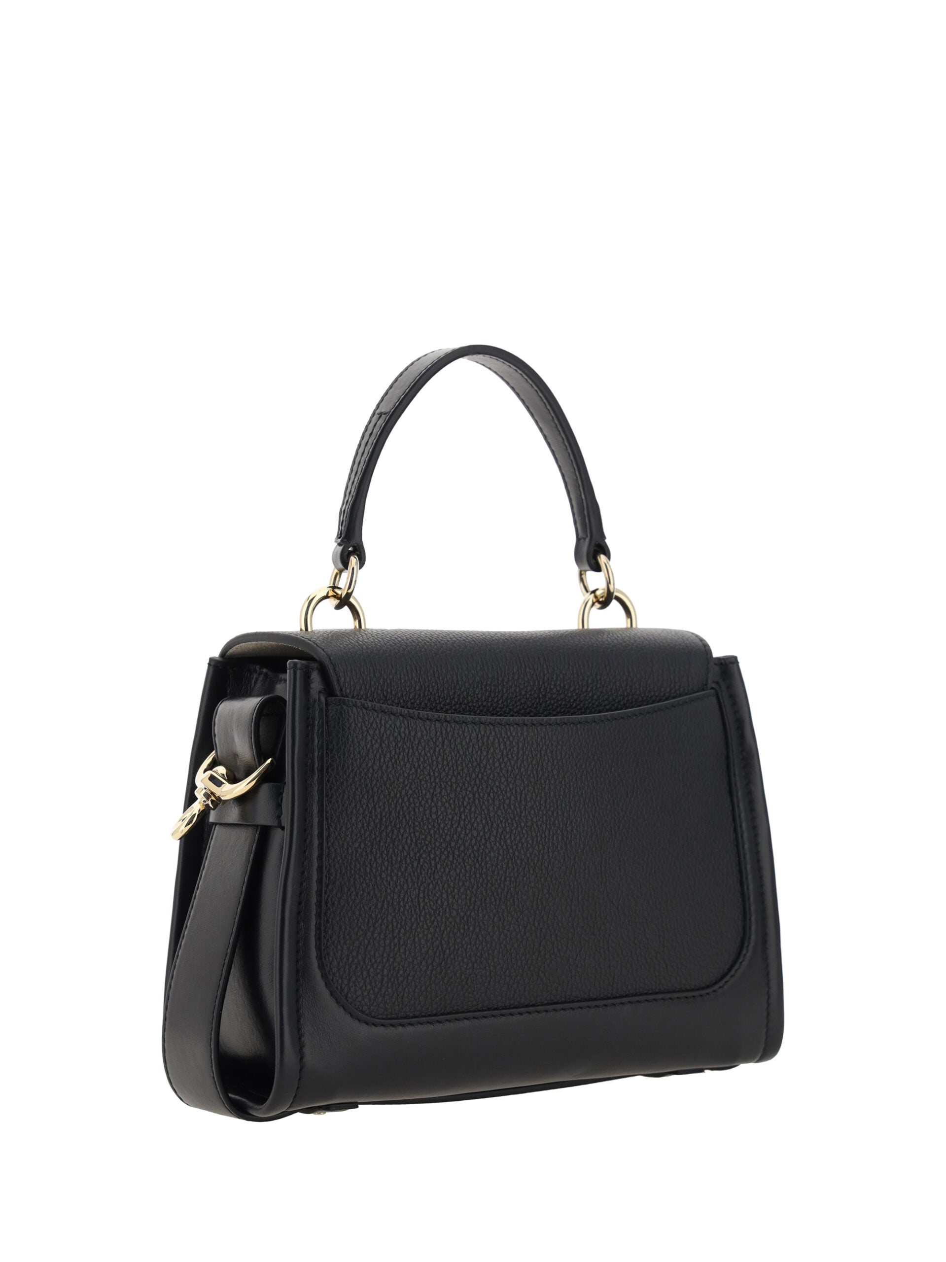 Chloé Black Calf Leather Tess Handbag