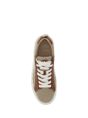 Chloé Beige and Brown Lauren Sneakers