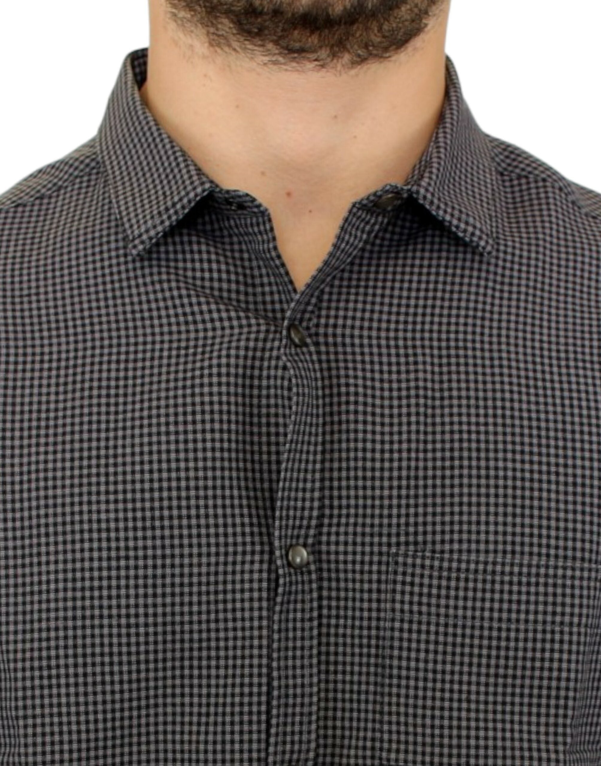 Costume National Gray linen casual shirt