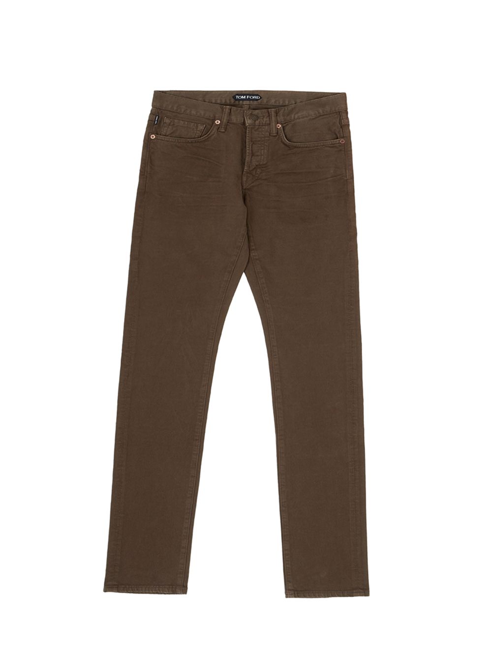 Tom Ford Mud Colored Five Pockets Jeans Pants