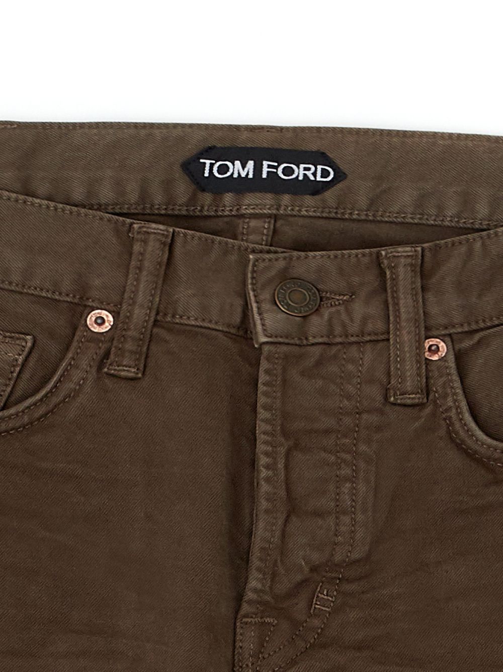 Tom Ford Mud Colored Five Pockets Jeans Pants