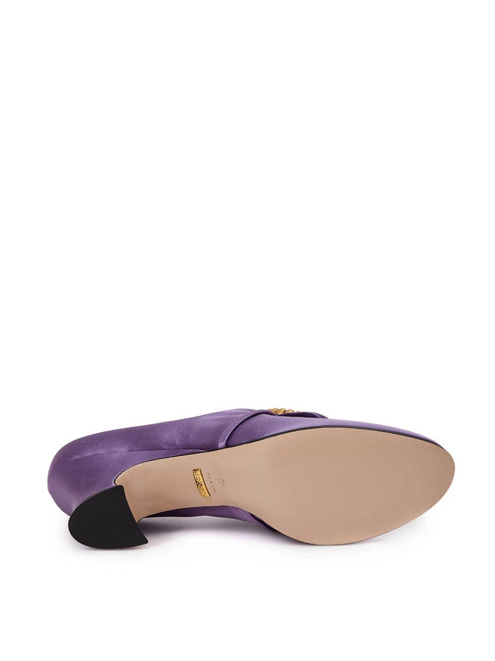 Gucci Purple Satin Décolleté