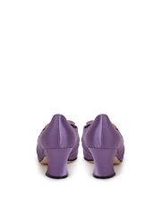 Gucci Purple Satin Décolleté