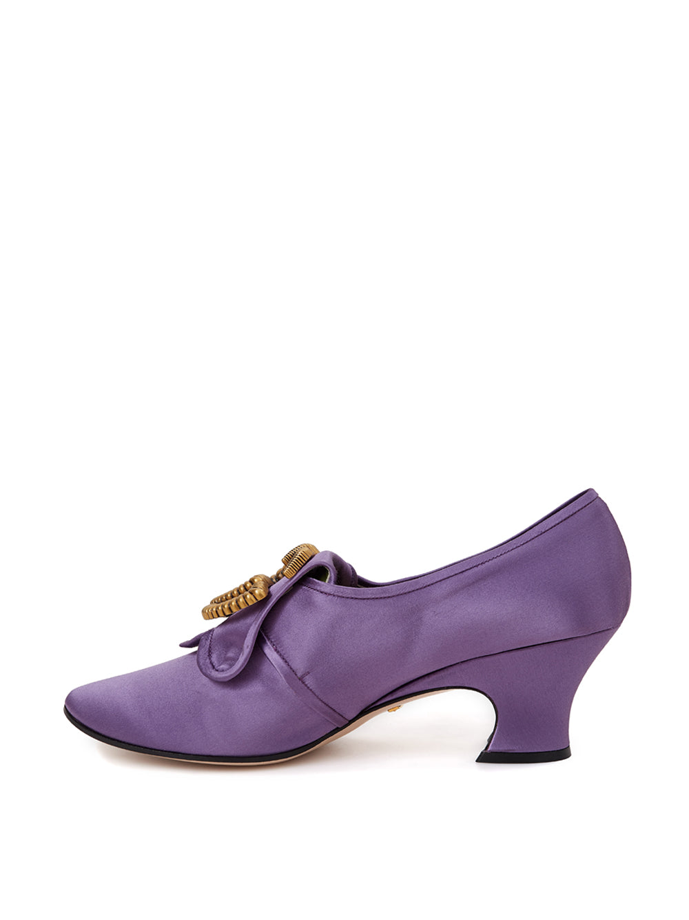 Gucci Purple Satin Décolleté