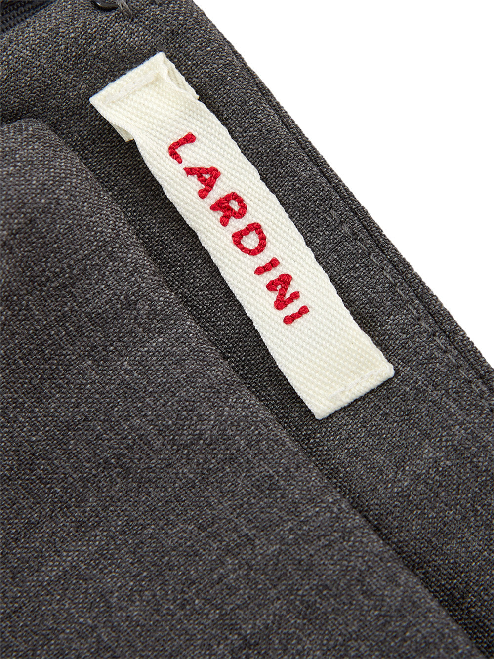 Lardini Grey Wool Pencil Skirt