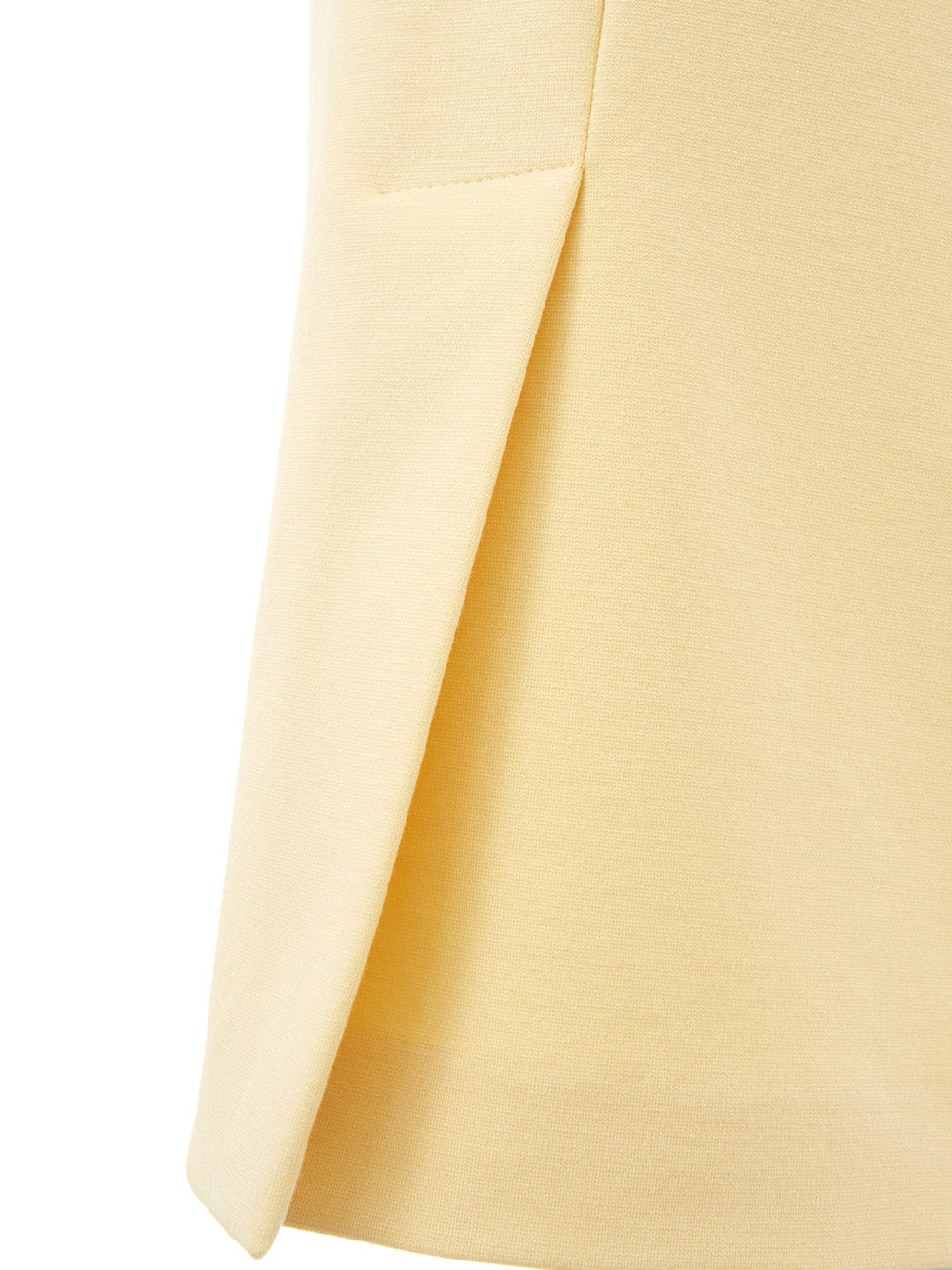 Lardini Yellow Viscose Pencil Skirt