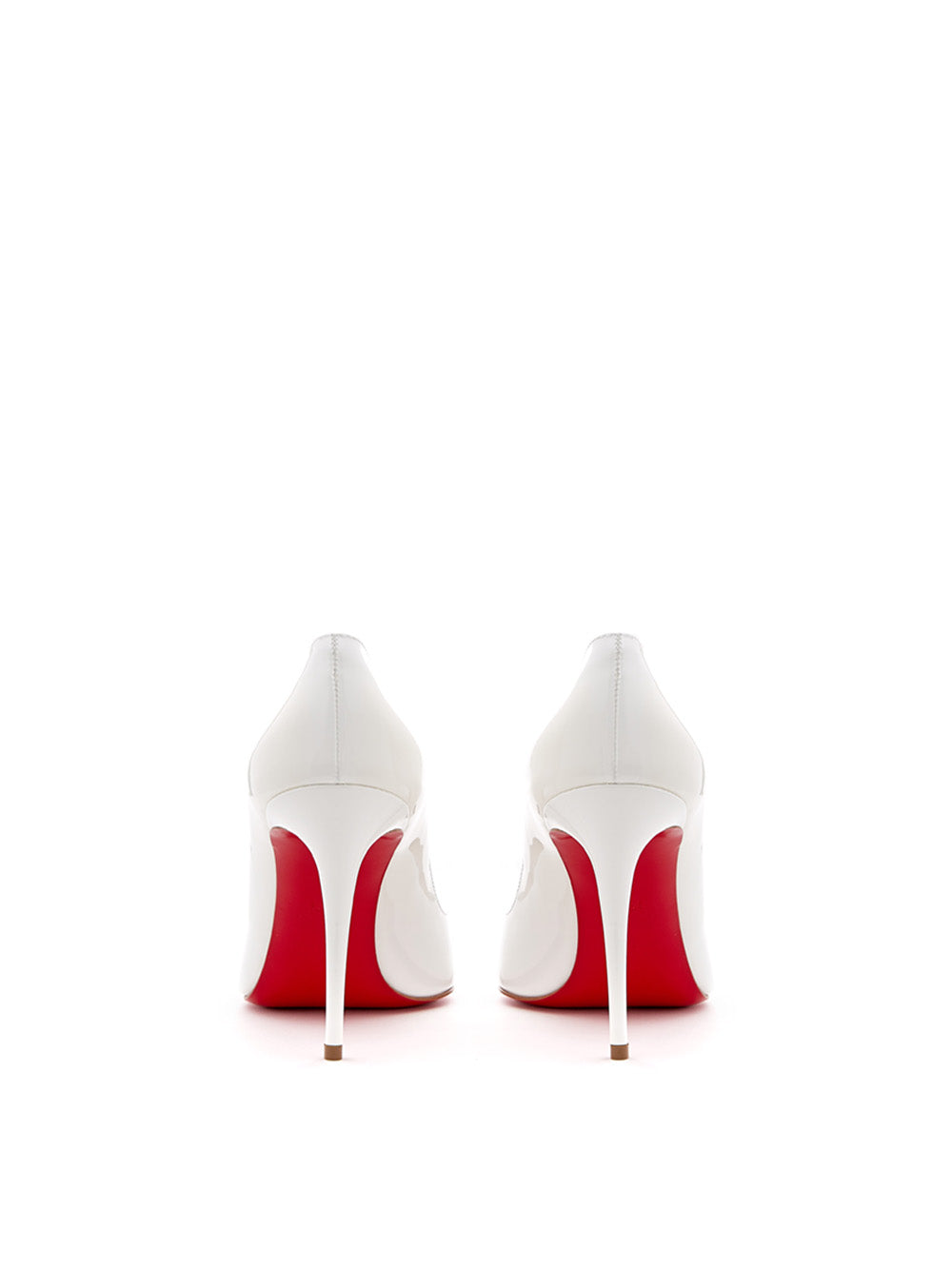 Christian Louboutin Hot Chick White Patent Leather Décolleté