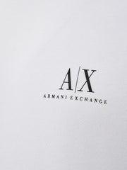 Armani Exchange White Cotton Sweatshirt Icon. Period