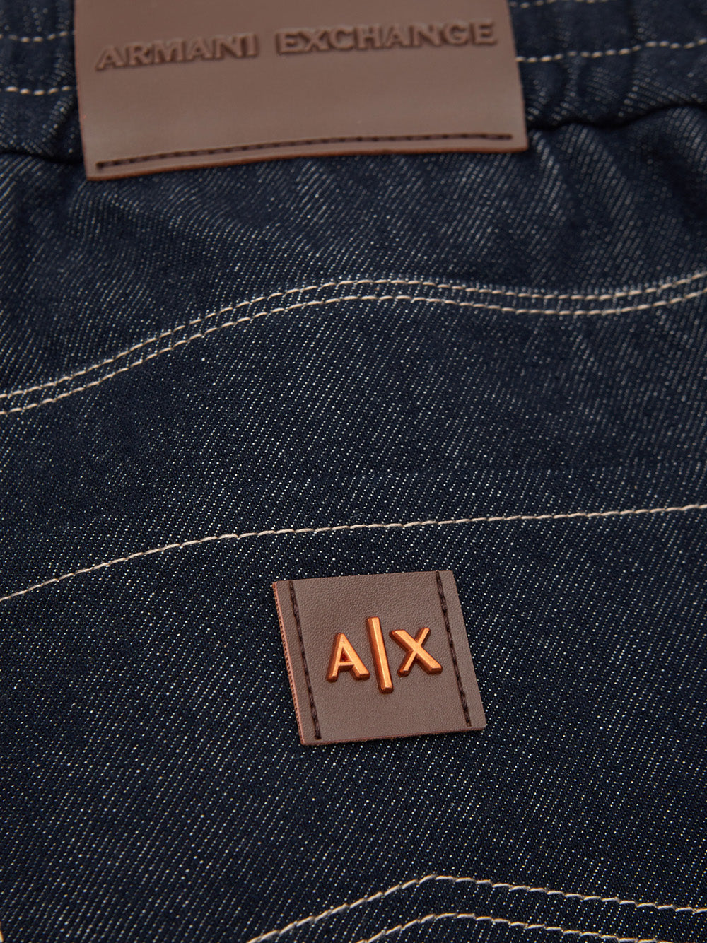 Armani Exchange Dark Blue Five Pockets 'Jogging' Denim Jeans