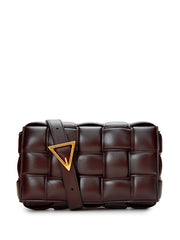 Bottega Veneta Brown Padded Cassette Leather Cross Body Bag