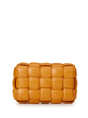 Bottega Veneta Caramel Padded Cassette Leather Cross Body Bag