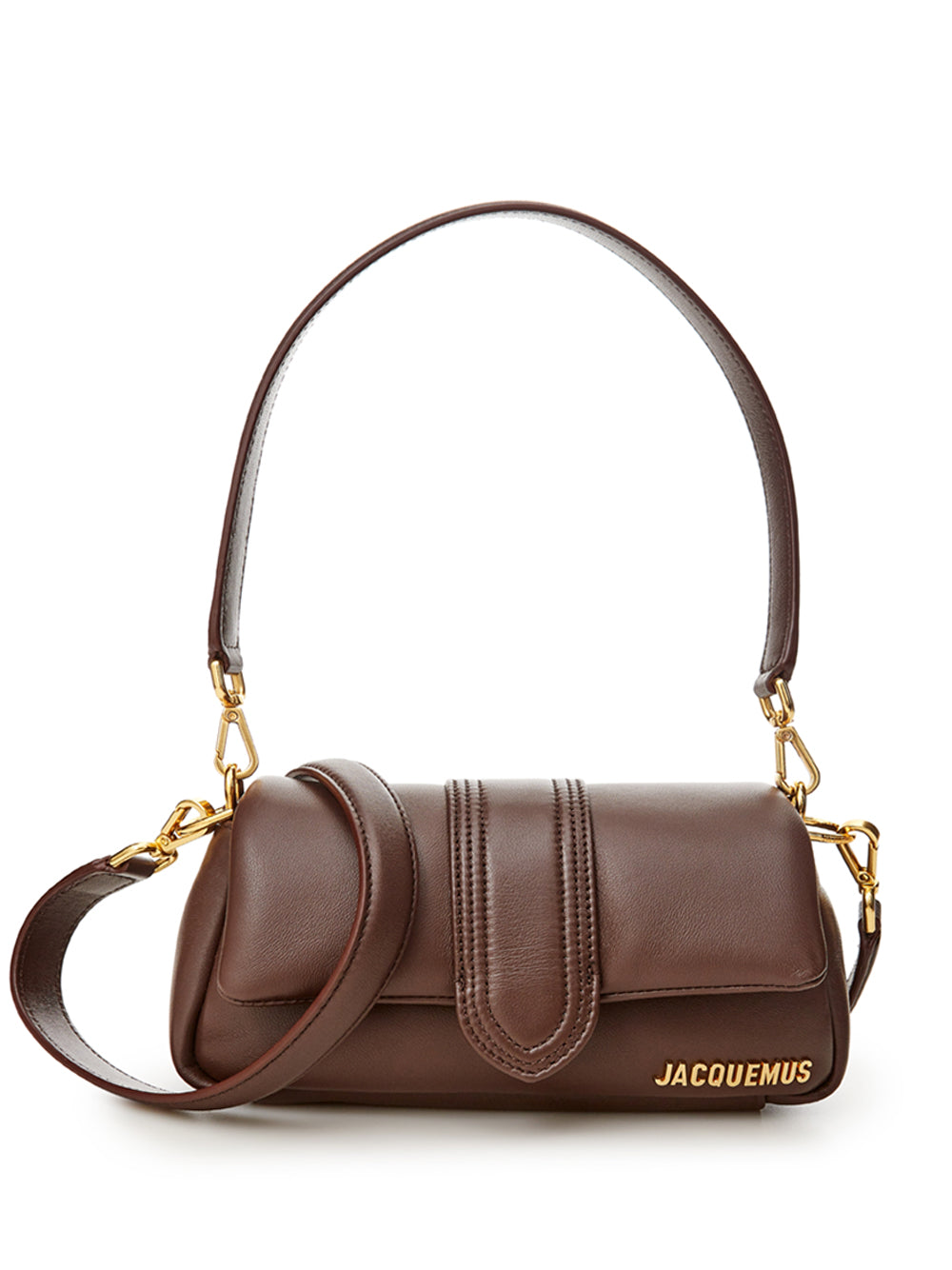 Jacquemus Brown Leather Le Petite Bambimou Shoulder Bag