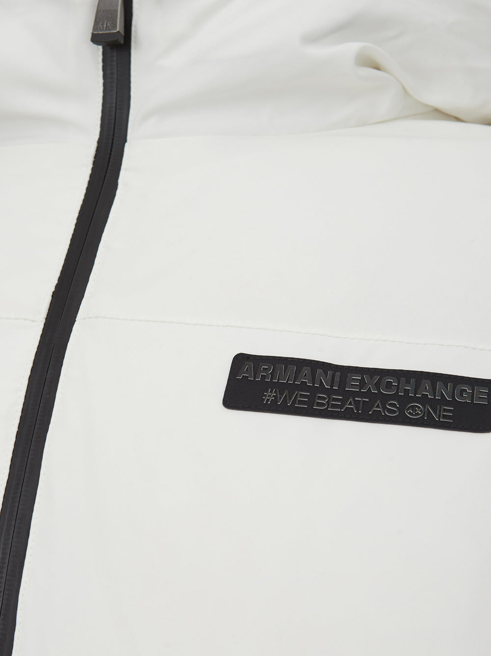 Armani Exchange Quilted White Jacket