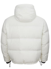 Armani Exchange Quilted White Jacket