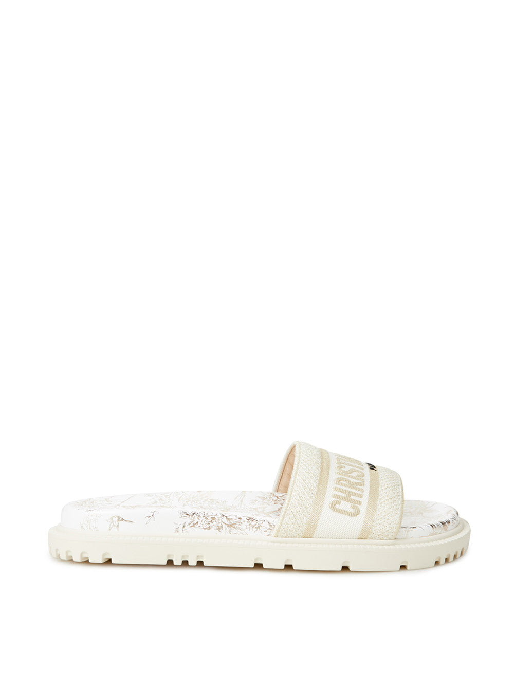 Dior Printed Dway Ivory Slipper