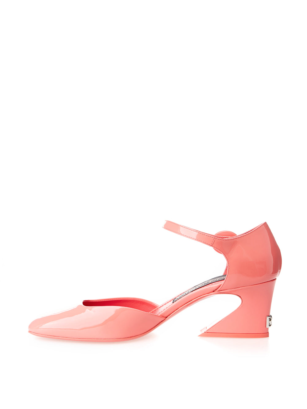 Dolce & Gabbana Pink Patent Leather Mary Jane Shoes