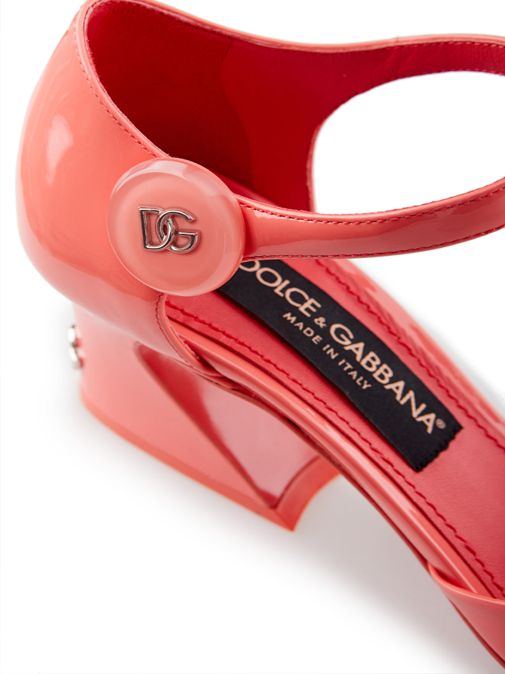 Dolce & Gabbana Pink Patent Leather Mary Jane Shoes