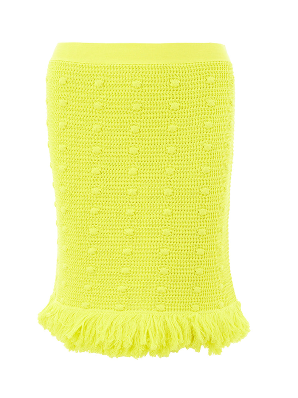 Bottega Veneta Knitted Yellow Skirt