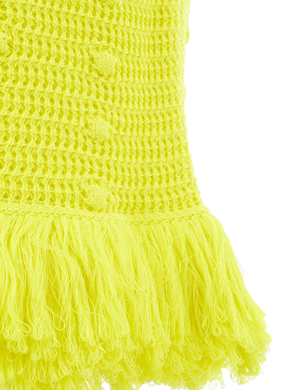 Bottega Veneta Knitted Yellow Skirt