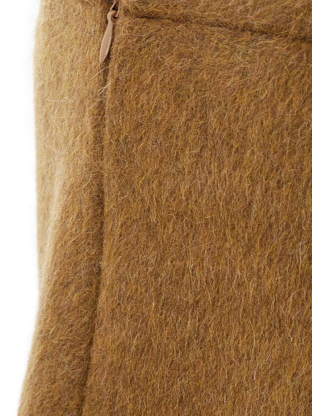 Bottega Veneta Brown Wool Mohair Skirt