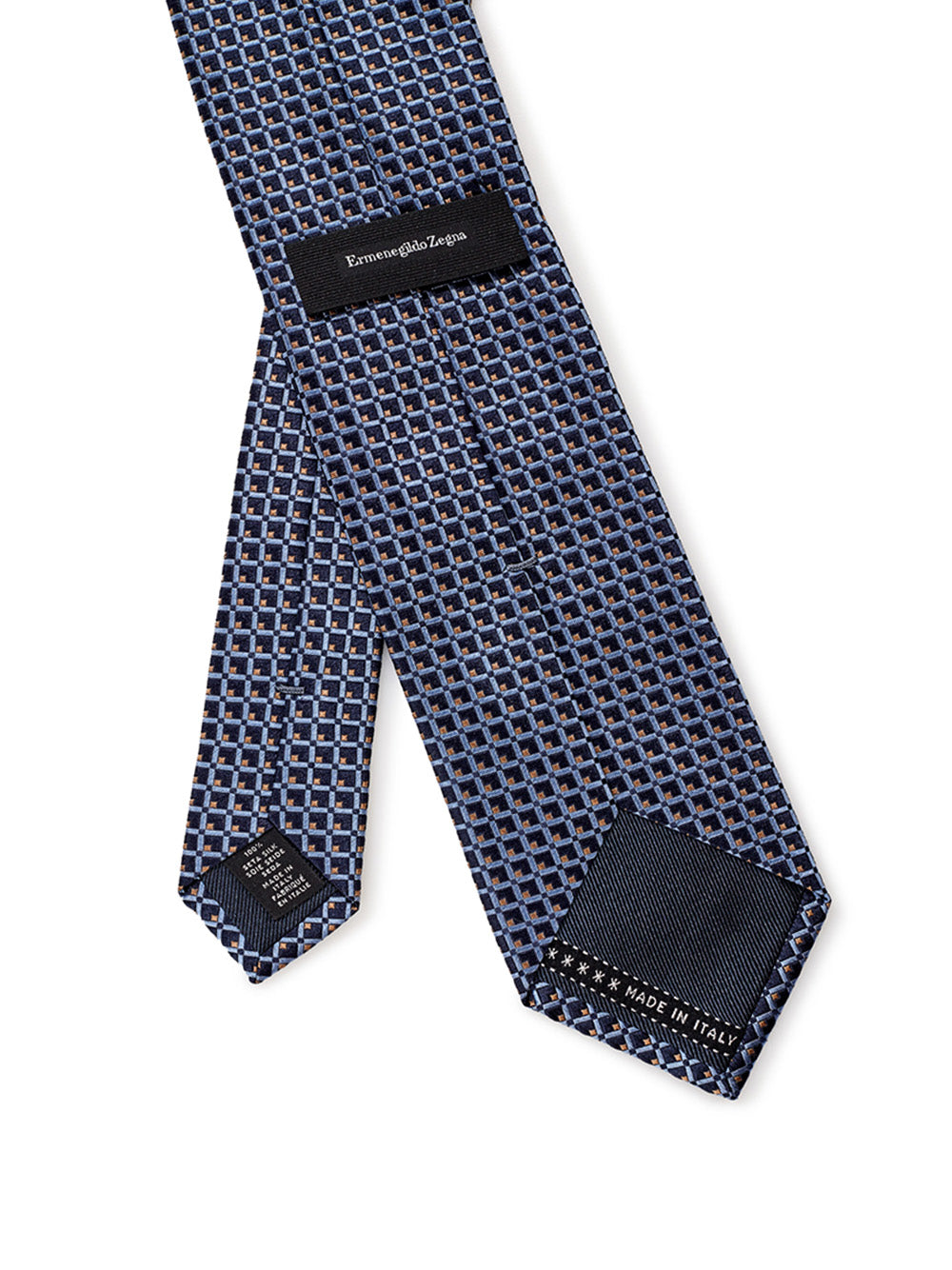 Ermenegildo Zegna Micro Printed Silk Tie