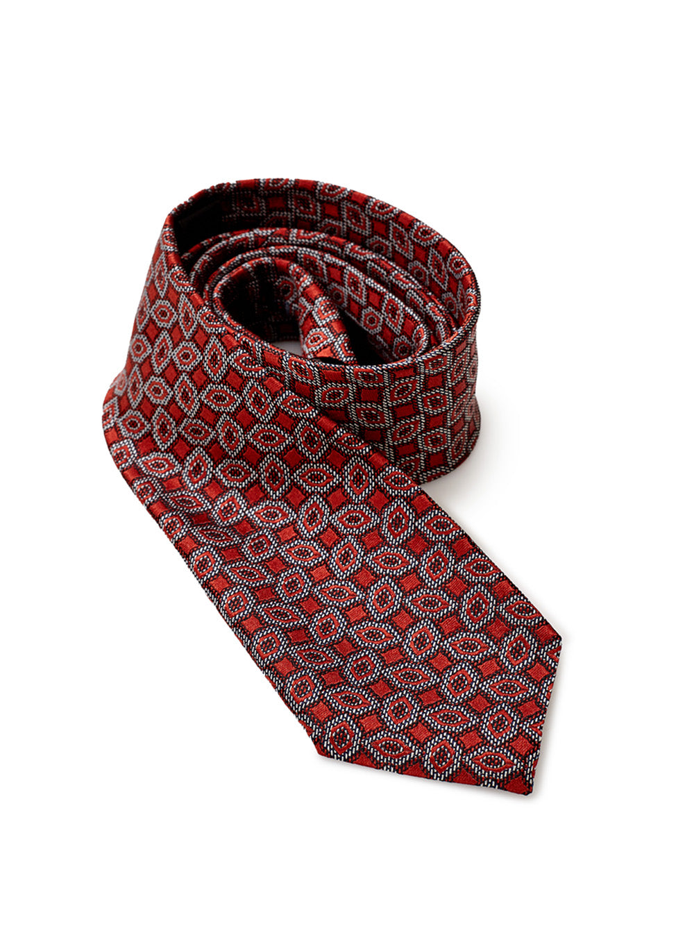 Ermenegildo Zegna Orange Silk Tie