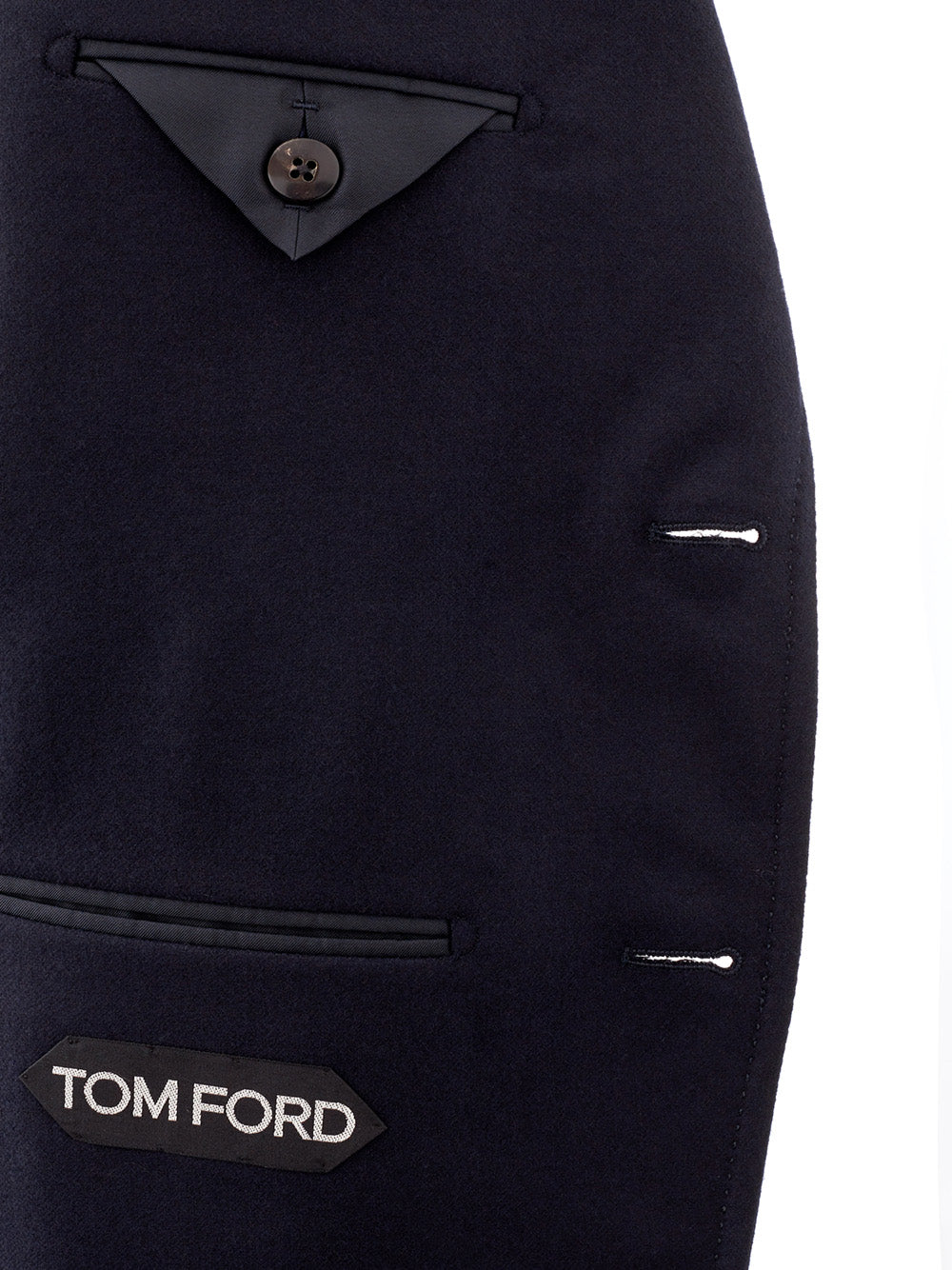 Tom Ford Wool Two Buttons Blue Jacket