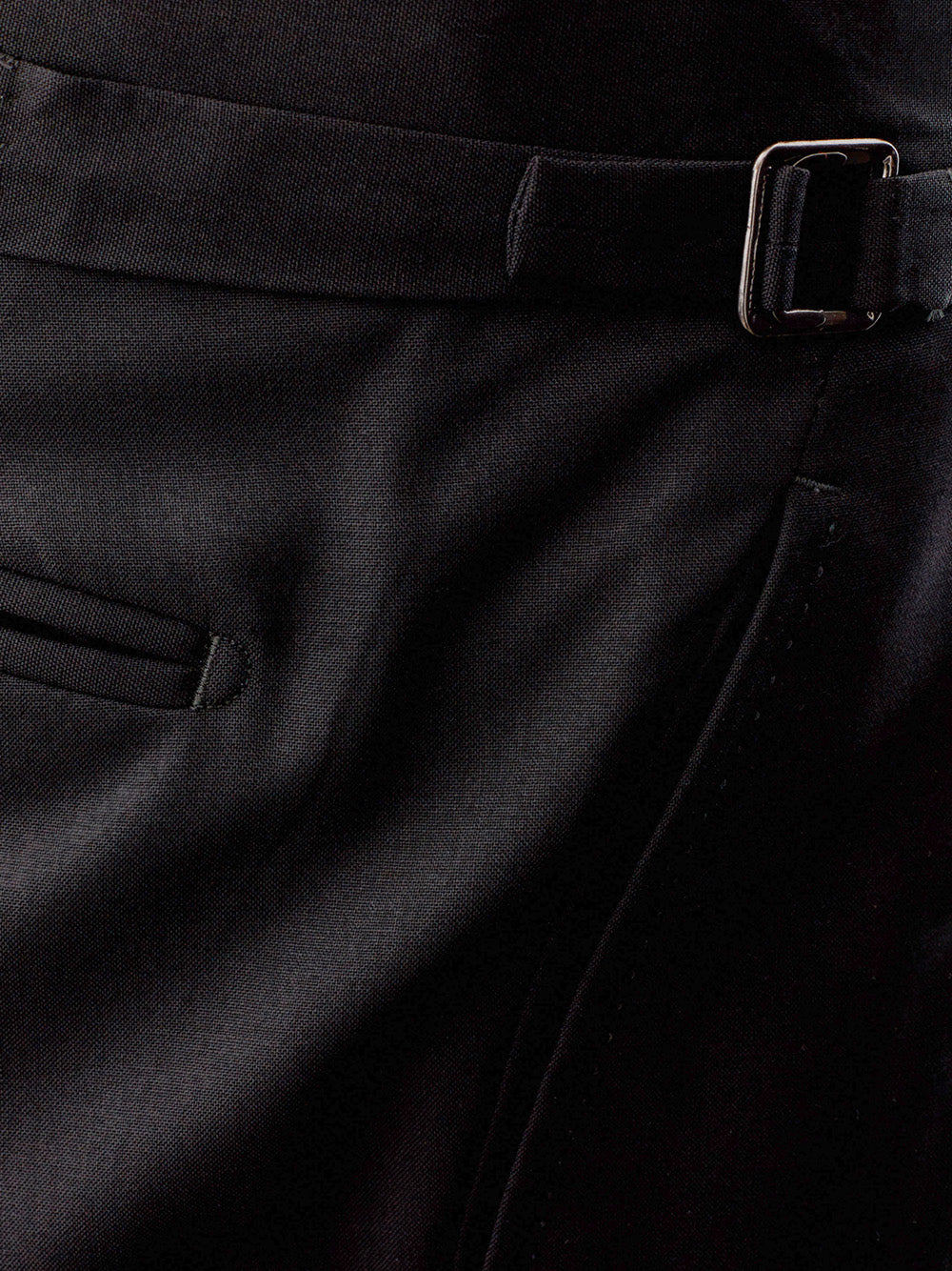 Tom Ford Black Wool Elegant Trousers
