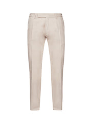 Tom Ford Beige Cotton Elegant Trousers