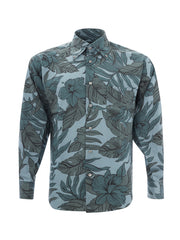 Tom Ford Dark Flower Print Relaxed Fit Shirt