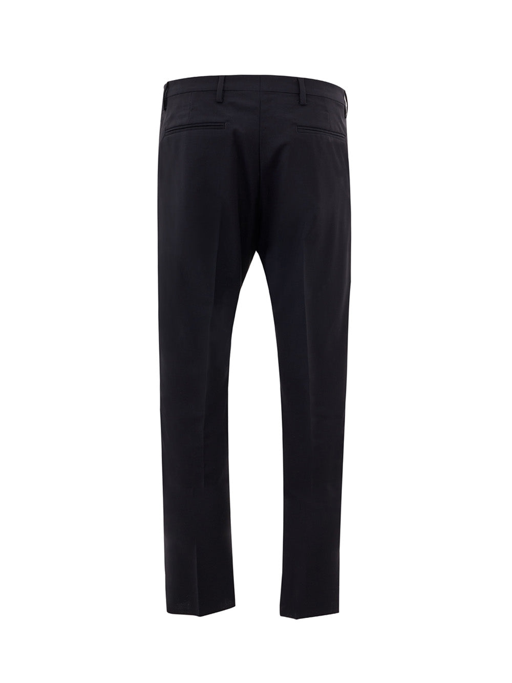 Valentino Tailored Wool Blend Blue Trousers
