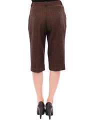 Dolce & Gabbana Brown wool shorts pants