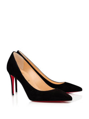 Christian Louboutin Suede Black 85 Décolleté