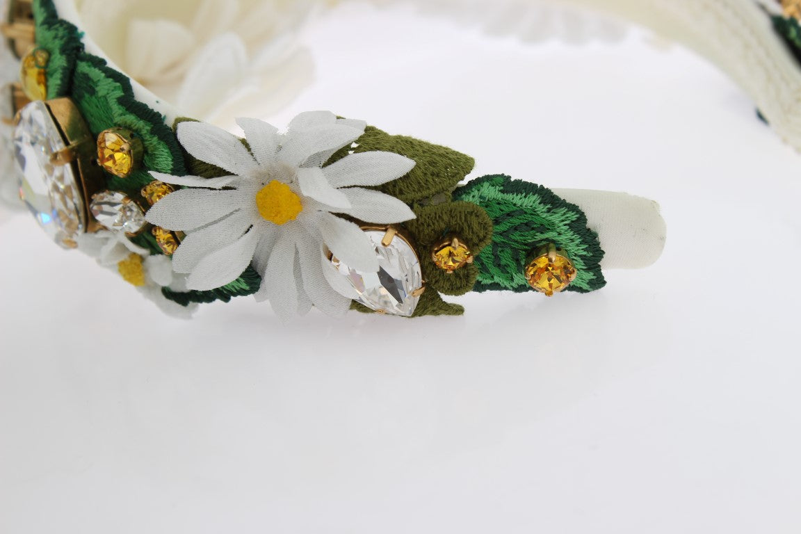 Dolce & Gabbana Sunflower Crystal Luxury Headband