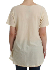 Ermanno Scervino Beachwear White Maxi T-Shirt Top Blouse