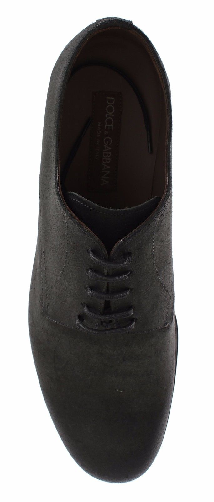 Dolce & Gabbana Elegant Green Leather Derby Shoes