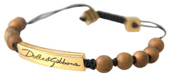 Dolce & Gabbana Multicolor Beaded Charm Bracelet