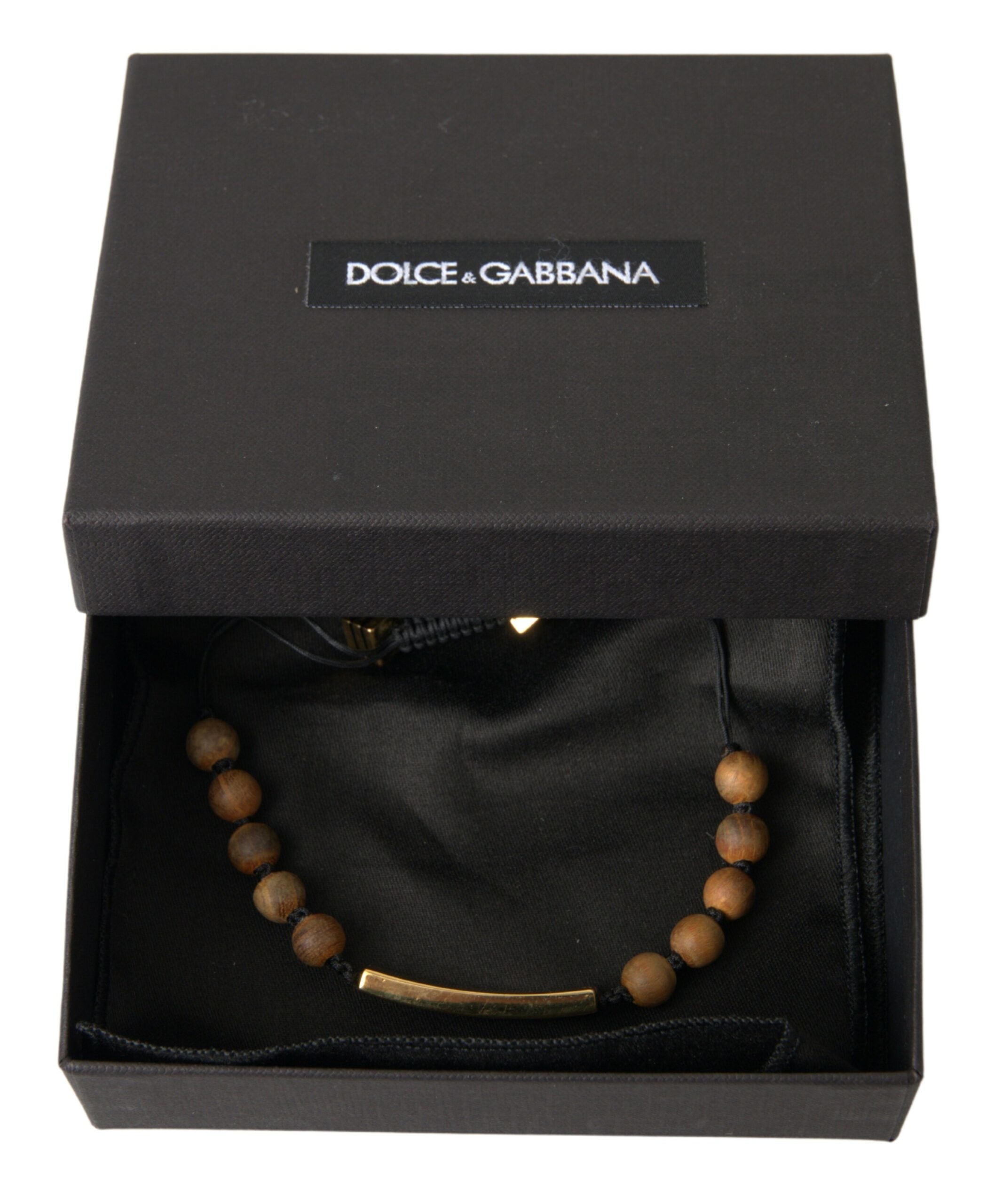 Dolce & Gabbana Multicolor Beaded Charm Bracelet