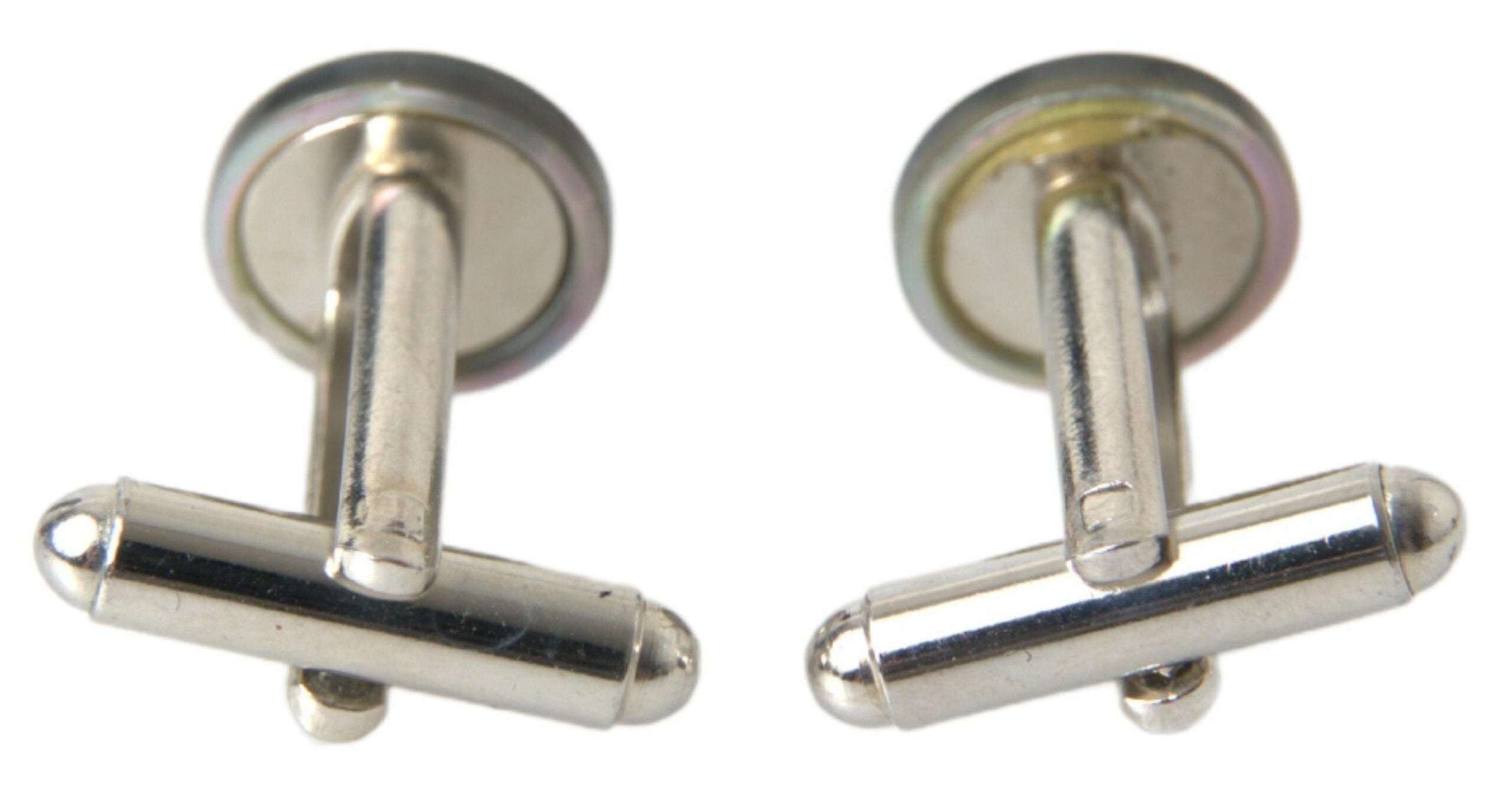 Dolce & Gabbana Elegant Silver Plated Cufflinks