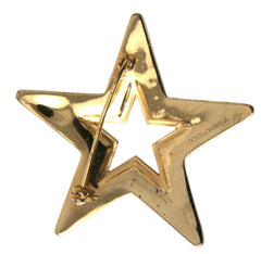 Dolce & Gabbana Elegant Gold Plated Star Pin