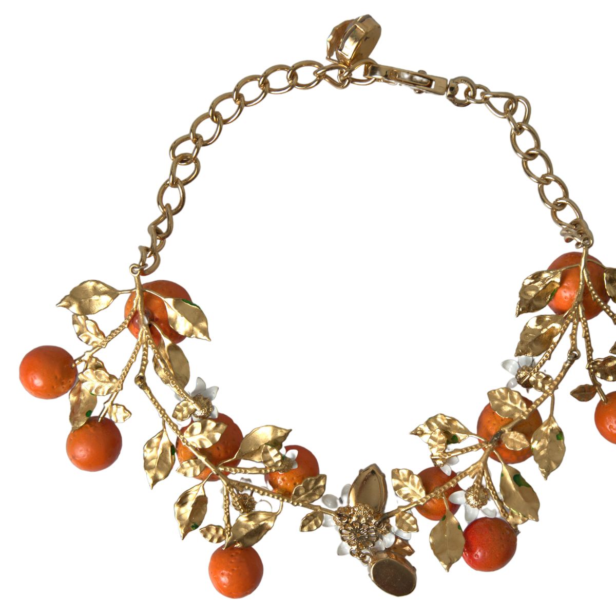 Dolce & Gabbana Multicolor Charm Necklace with Lobster Clasp