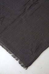 Dolce & Gabbana Elegant Black Modal-Cashmere Men's Scarf