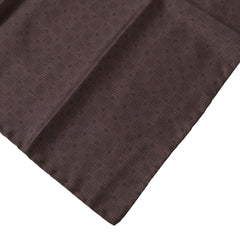 Dolce & Gabbana Elegant Silk Men's Square Scarf in Rich Brown