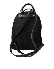 Dolce & Gabbana Black Nylon #DGFamily Backpack VULCANO Bag