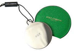 Dolce & Gabbana Elegant Calfskin Leather Mirror Holder