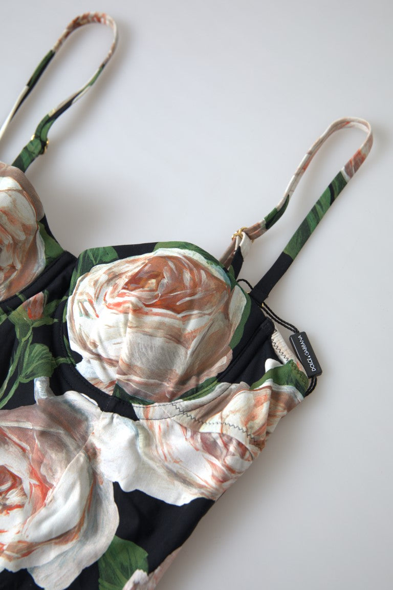 Dolce & Gabbana Elegant Floral Print One-Piece Swimsuit