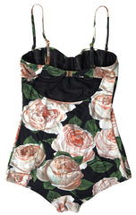 Dolce & Gabbana Elegant Floral Print One-Piece Swimsuit