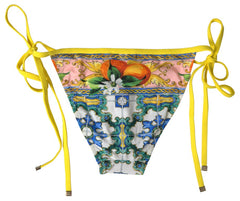 Dolce & Gabbana Majolica Print Bikini Bottoms – Summer Chic