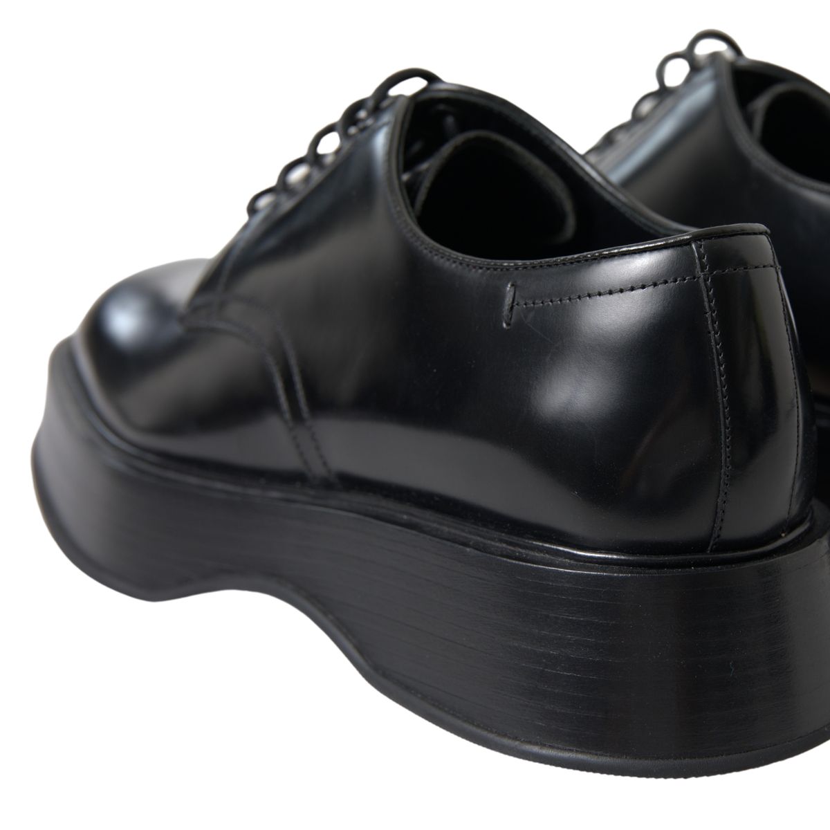 Dolce & Gabbana Elegant Black Leather Formal Men's Shoes