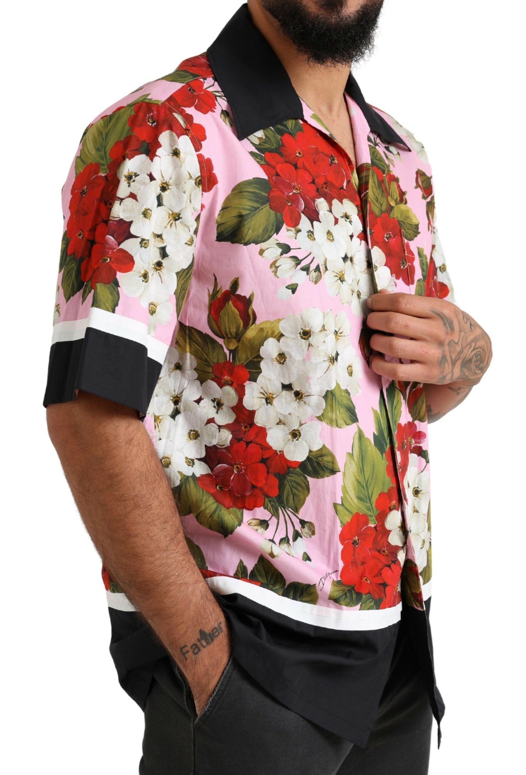 Dolce & Gabbana Elegant Multicolor Cotton Casual Shirt